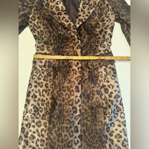 Guess by Marciano Leopard Print Coat Size 44 Euro/US Large - Picture 13 of 13